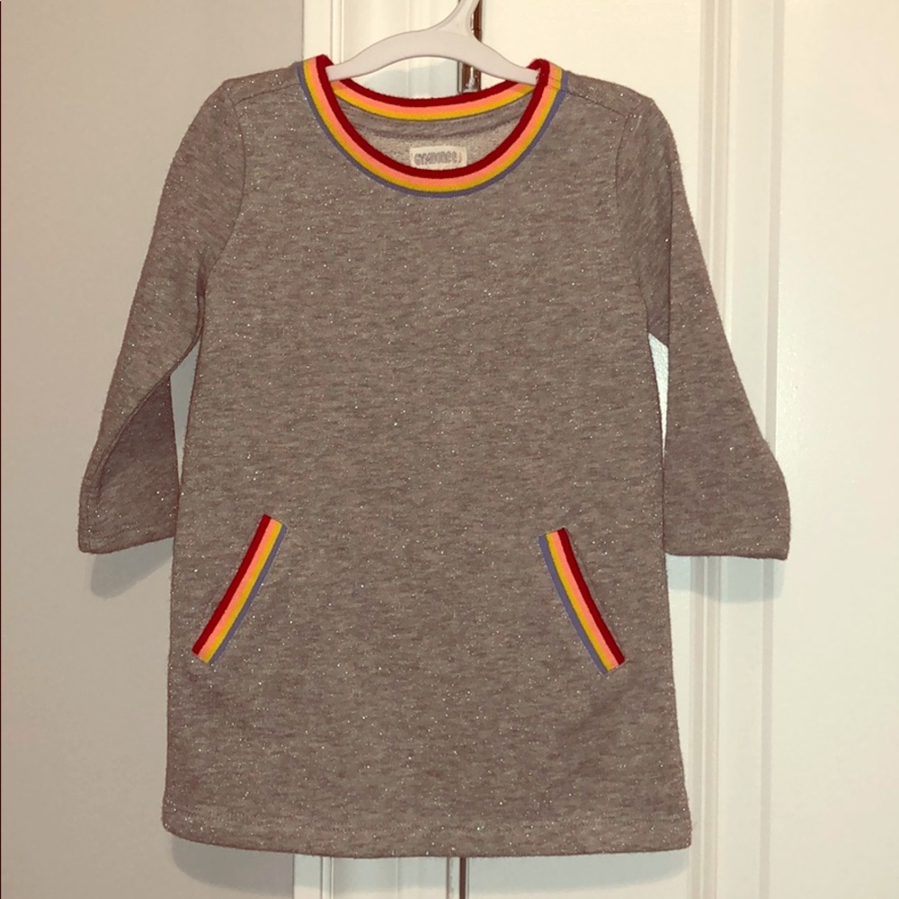 Baby Girl Gray Gymboree 12-18M Dress